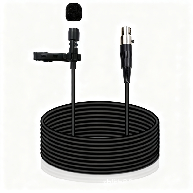 XLR adapter cable for wireless microphones, 3-Pin/4-Pin