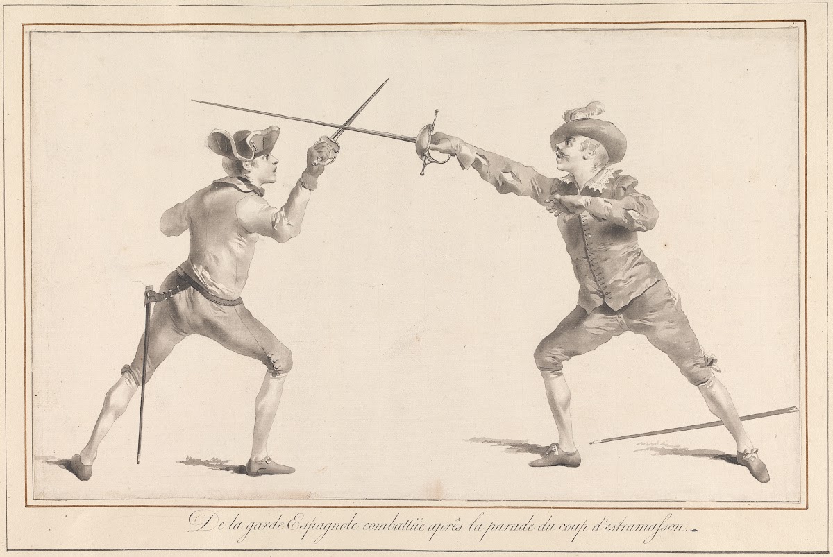 De la Garde Espagnole Combattüe Aprês la Parade du Coup dEstramasson 1763