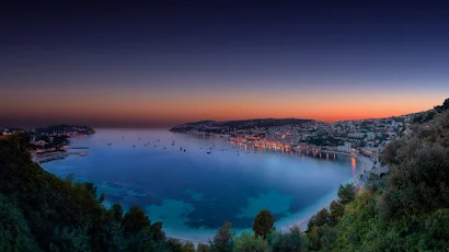 Town, Nature, Landscape, Sea, Bay 4K Wallpaper