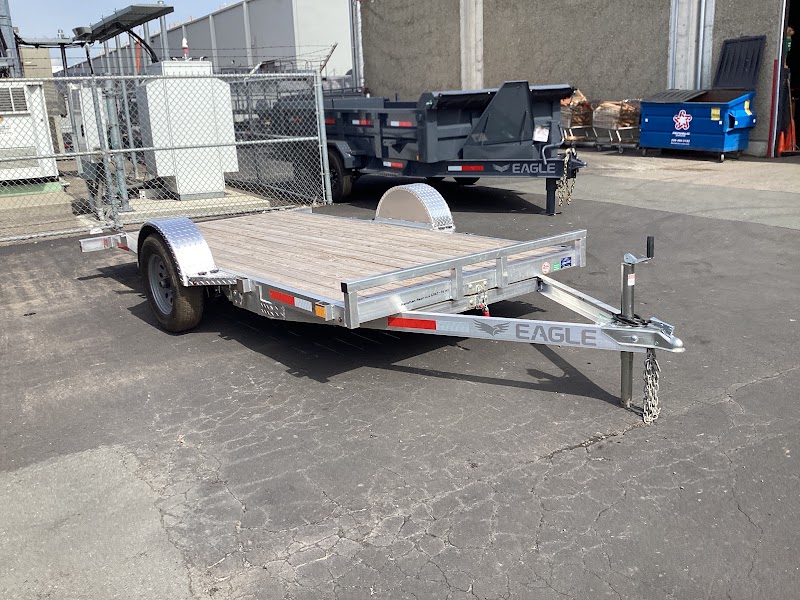 6' x 12' Silver Eagle Tilt bed trailer