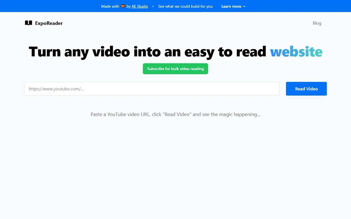 Captura de ExpoReader