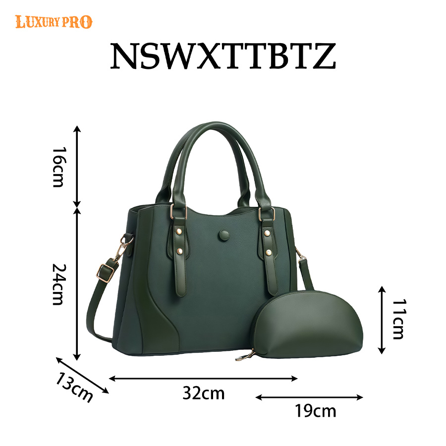 Women's Curved Tote Bag Set