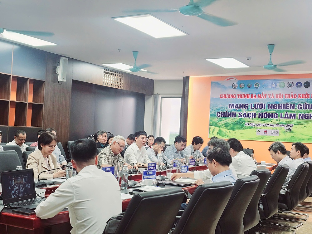 Chương trình ra mắt và hội thảo khởi động mạng lưới nghiên cứu chính sách Nông lâm nghiệp