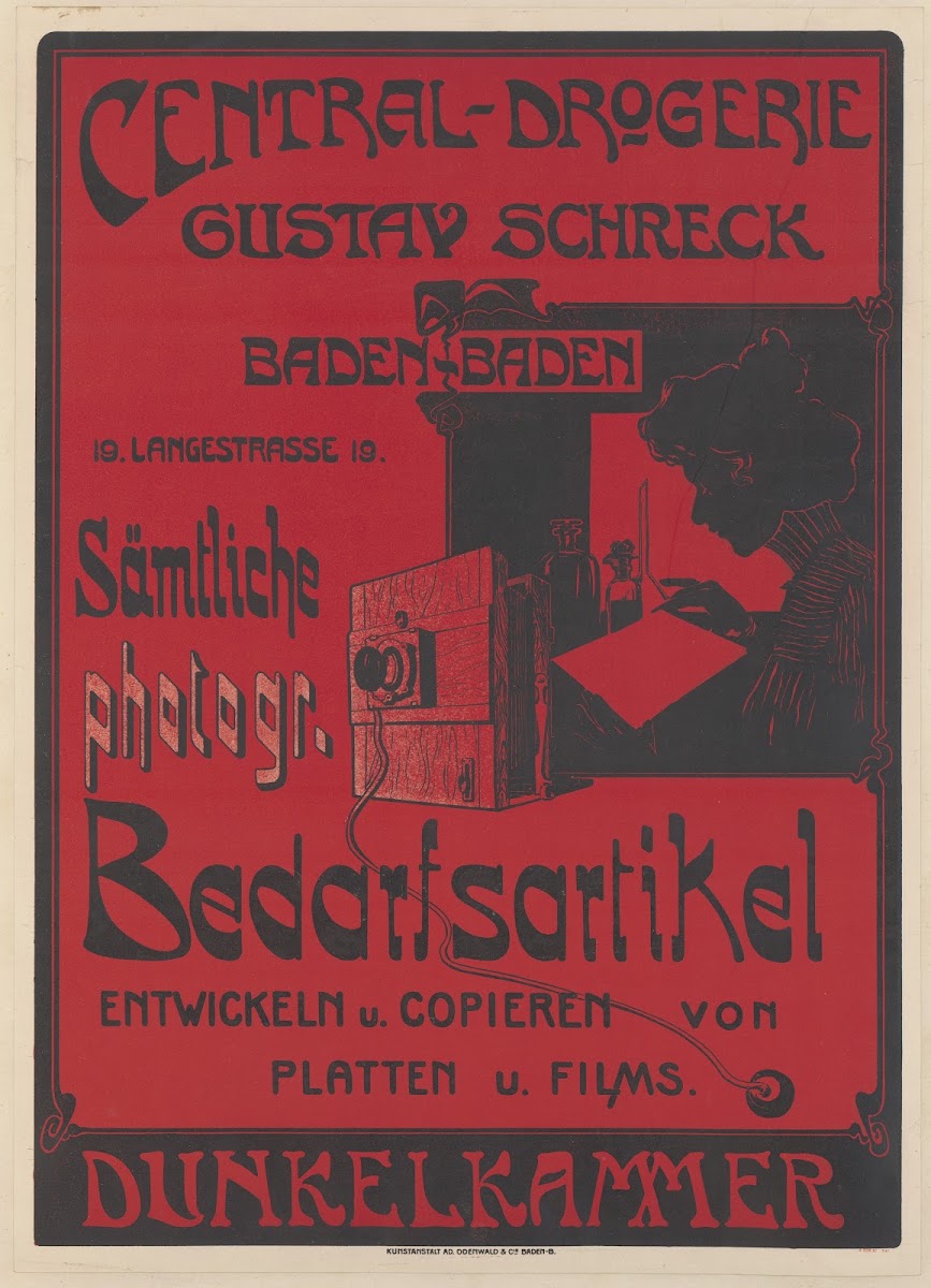 Central Drogerie Gustav Schreck Baden Baden Sämtliche Photogr Bedarfsartikel 190