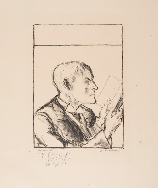 Man Reading I Self Portrait 1912