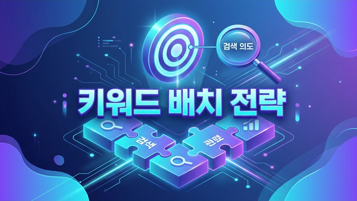 1. 검색 의도를 꿰뚫는 고도화된 키워드 배치 전략