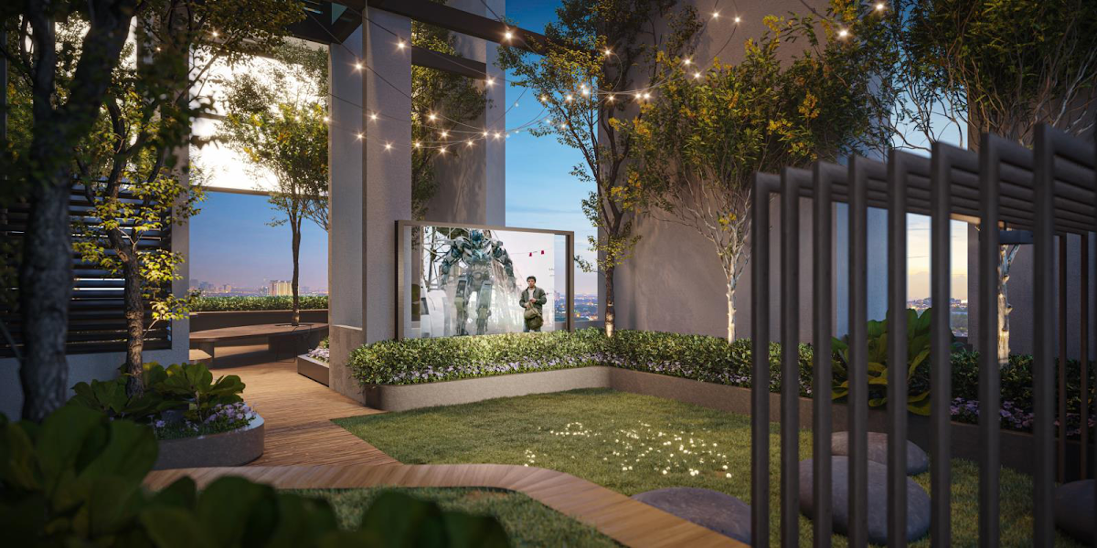Gen Starz Residences — movie corner sky garden