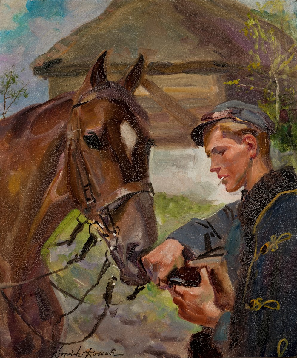 Uhlan at a Horse 1925 1930