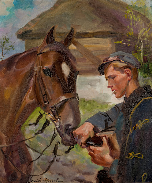 Uhlan at a Horse 1925 1930