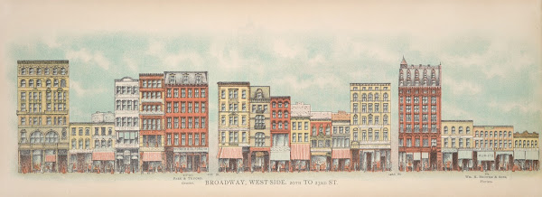 Broadway West Side 20th to 23rd St 1899
