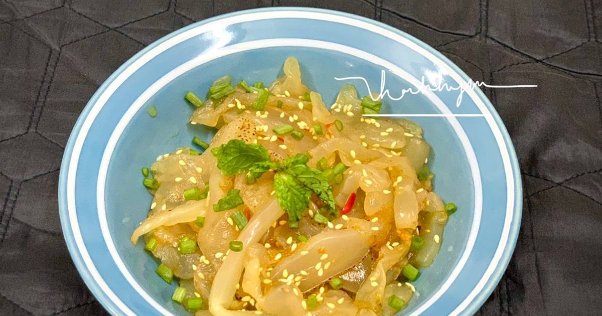 Salad Sứa Lạnh Kiểu Hoa