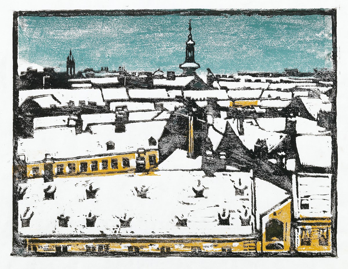 Alte Dächer  Freihaus