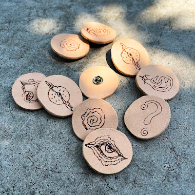 Hand-drawn Leather Pin Blind Box