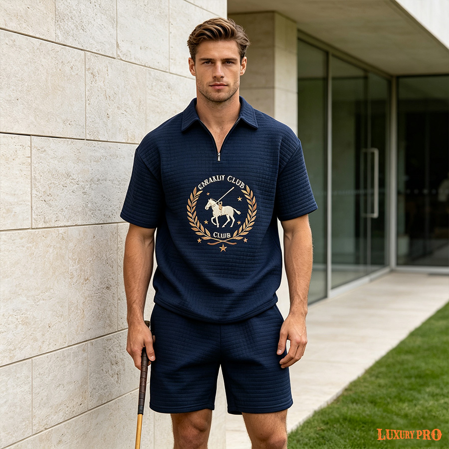 2D Waffle polo set