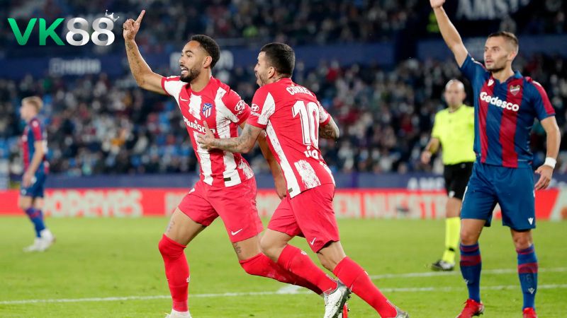 Lịch sử đối đầu Levante vs Atletico Madrid
