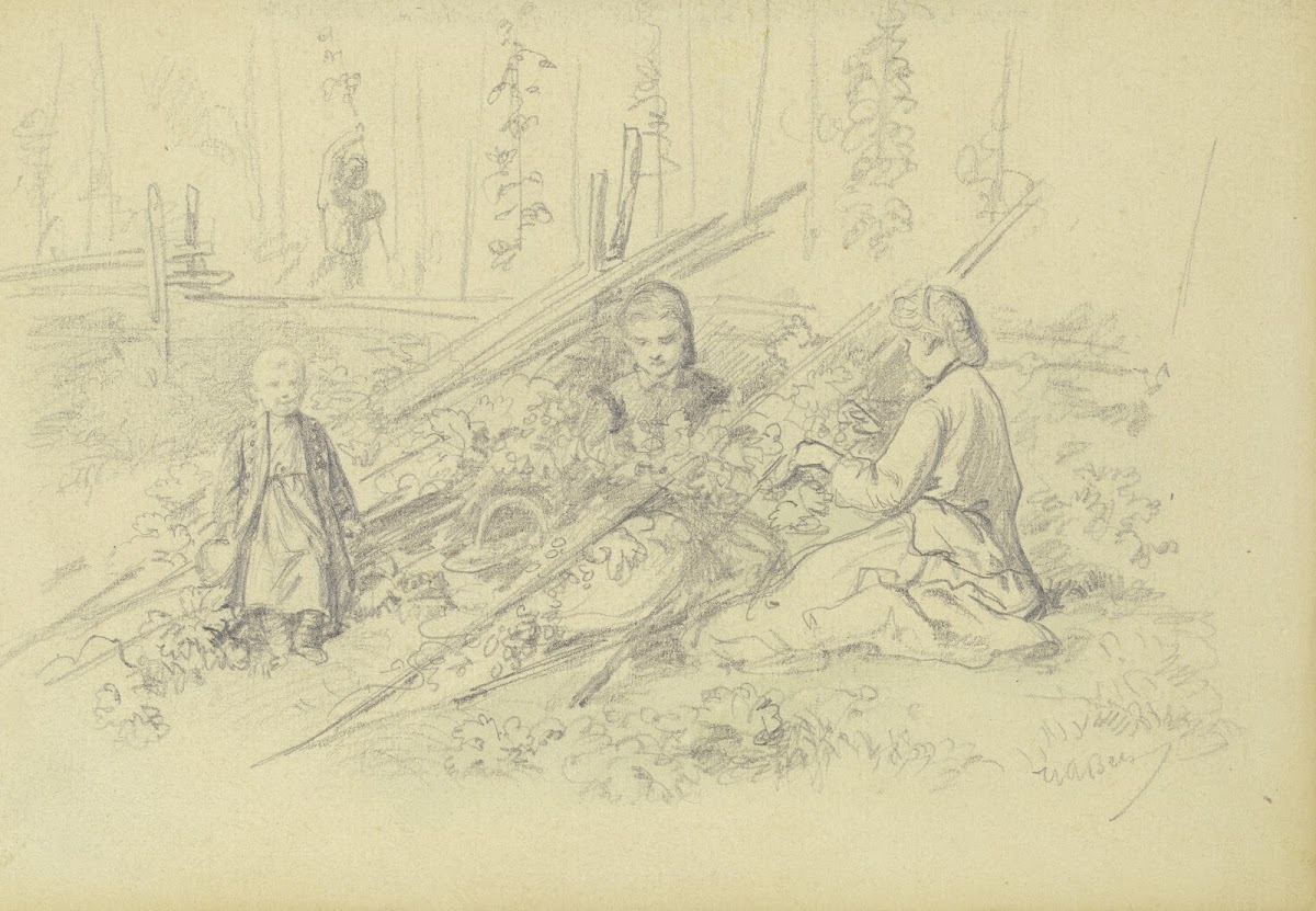 Girl in the garden
