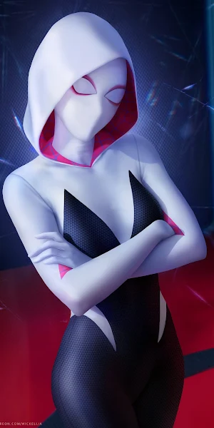 Gwen Stacy, Spider Gwen, Marvel Comics, Costumes, Superheroines 4K Wallpaper Background