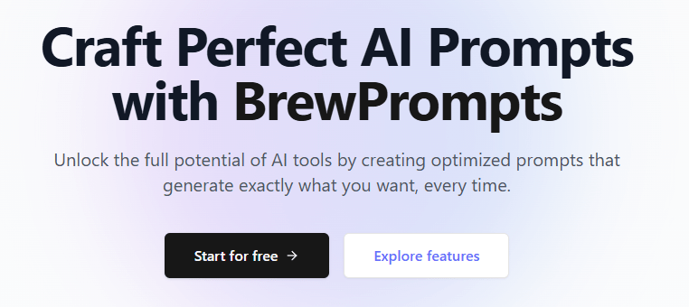 Captura de BrewPrompts