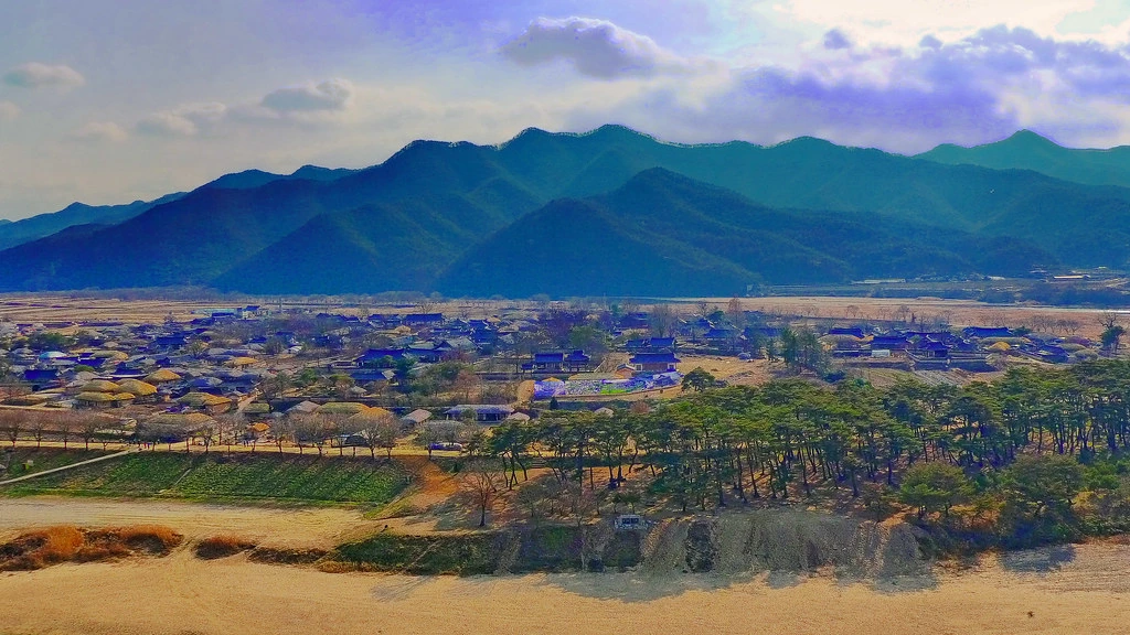 안동 하회마을 전경