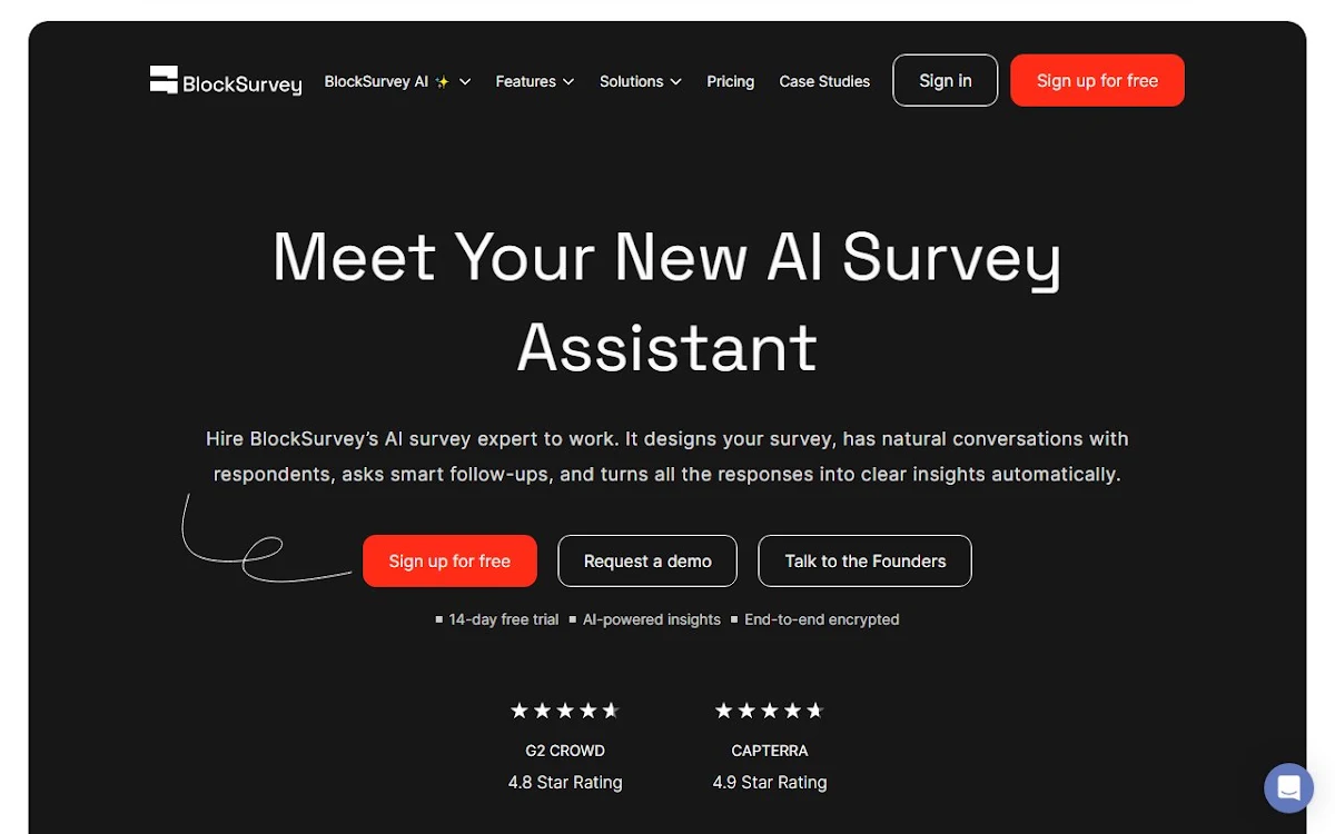 Captura de BlockSurvey - Beta