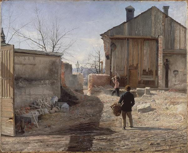 Demolishing the Old Orphanage Stockholm 1886