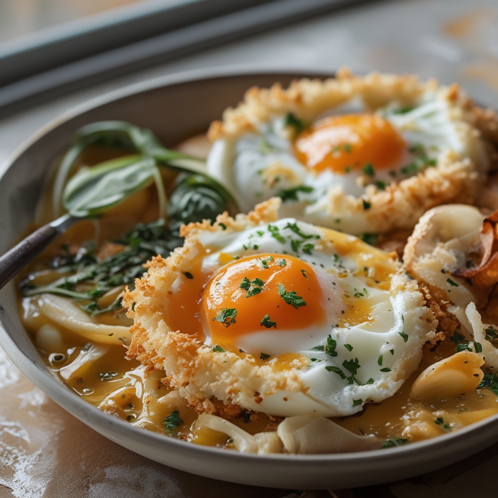 Tasty Panko-Crusted Poached Eggs Recipe: Easy, Crispy & Delicious