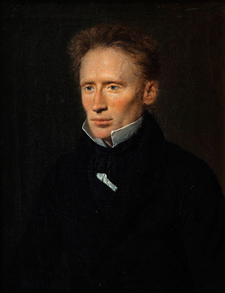 Portrait of Johannes Dam Hage 1800 1837 editor of Fædrelandet The Fatherland 183