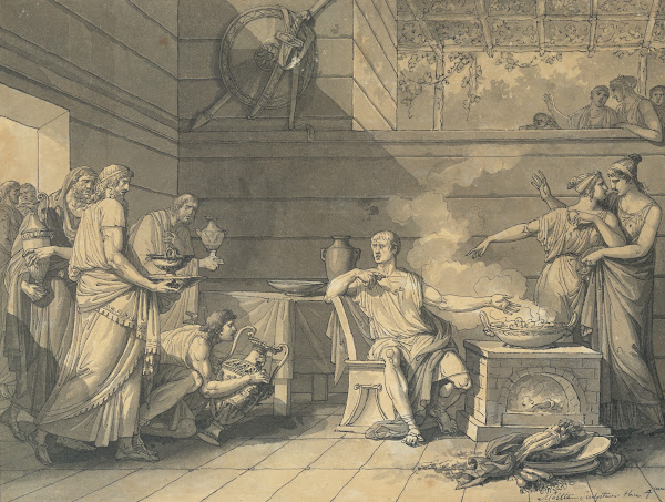 Manius Curius Dentatus Refusing the Presents of the Samnite Ambassadors 179596