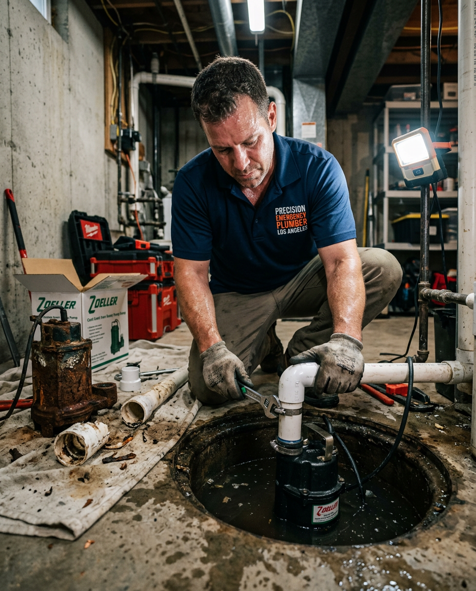 Who is the best person to install a sump pump?