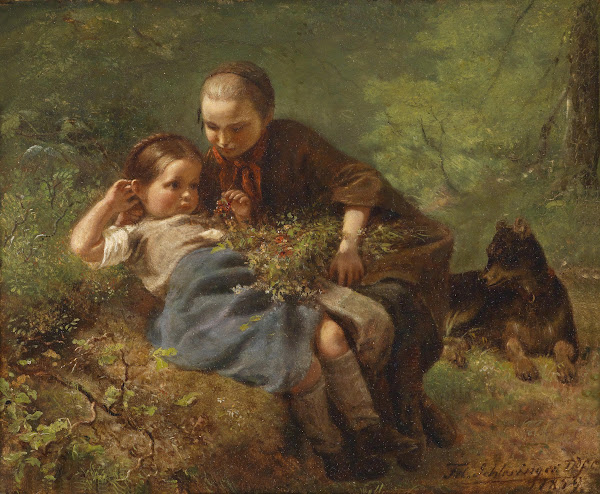 Kinder im Wald
