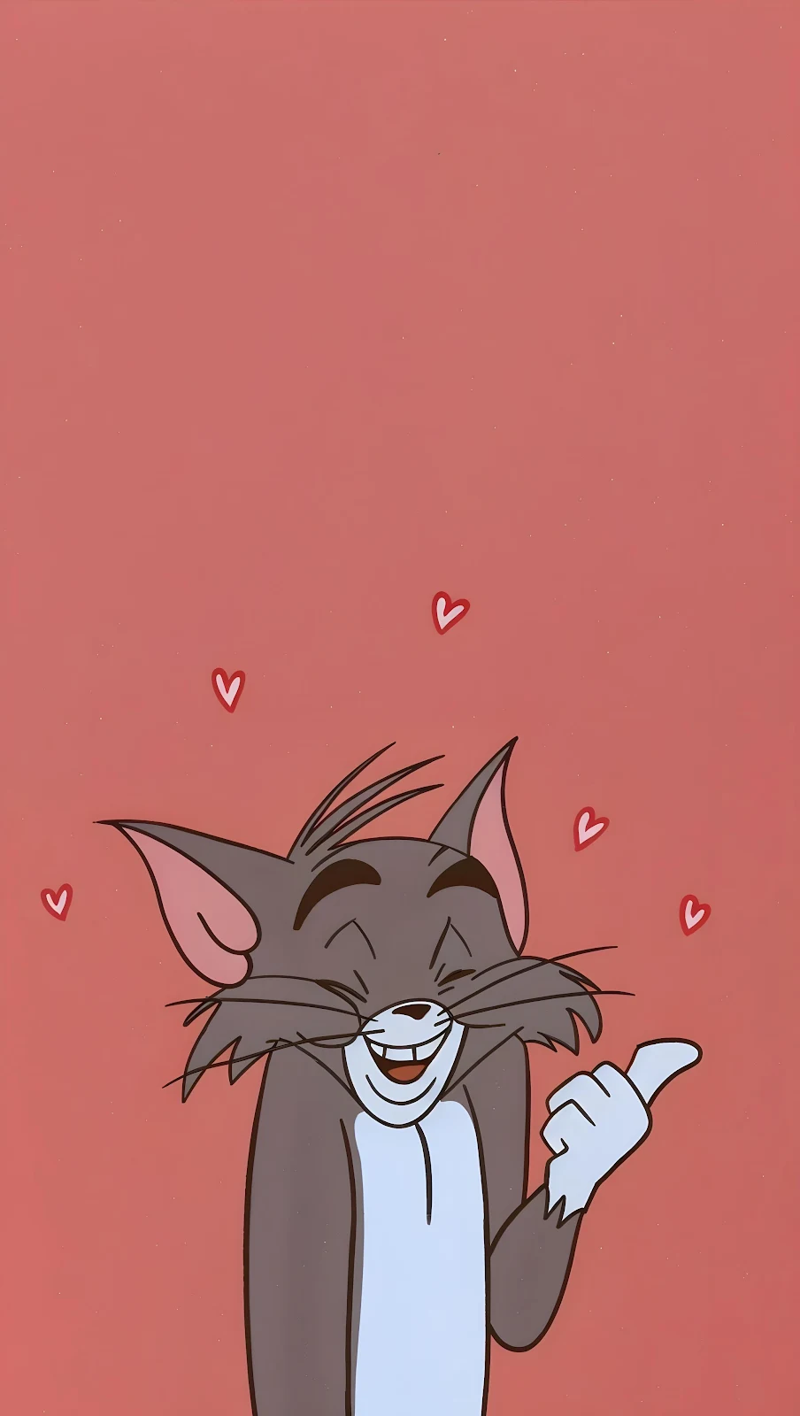 Tom From Tom And Jerry - Cartoon Illustration 4K iPhone Wallpaper (2304x4080)