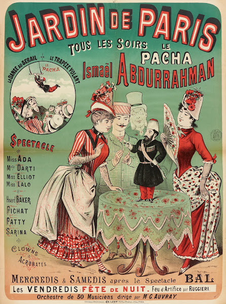 Jardin De Paris Tous Les Soirs Le Pacha Ismaël Abdurrahman Spectacle 1882 1888