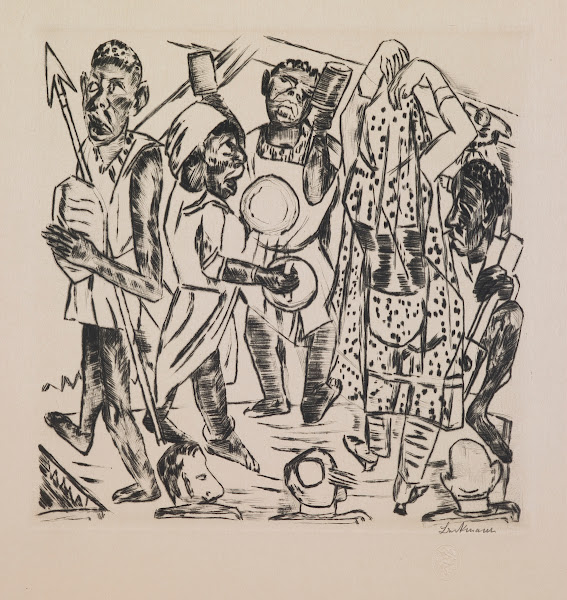 Negro Dance plate 9 from the portfolio Annual Fair 1921