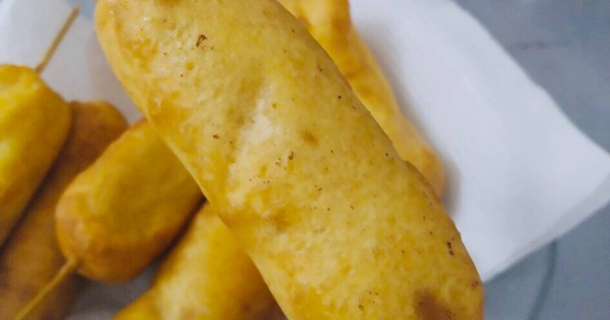 Xúc xích phô mai tẩm bột rán