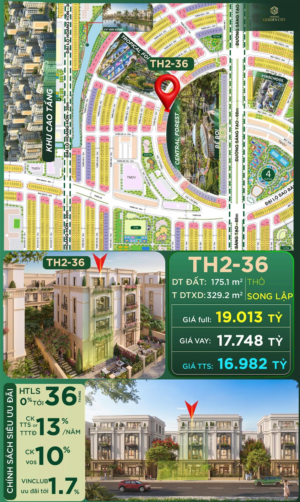 TH2-36 VINHOMES GOLDEN CITY