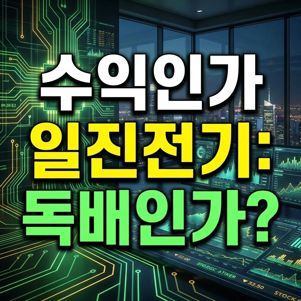 41% 배당 수익률의 함정? 내가 일진전기 목표주가를 보고도 매수를 망설이는 진짜 이유