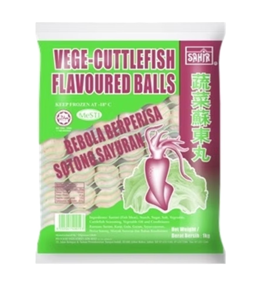 Sahir Vege Cuttlefish Ball 1Kg
