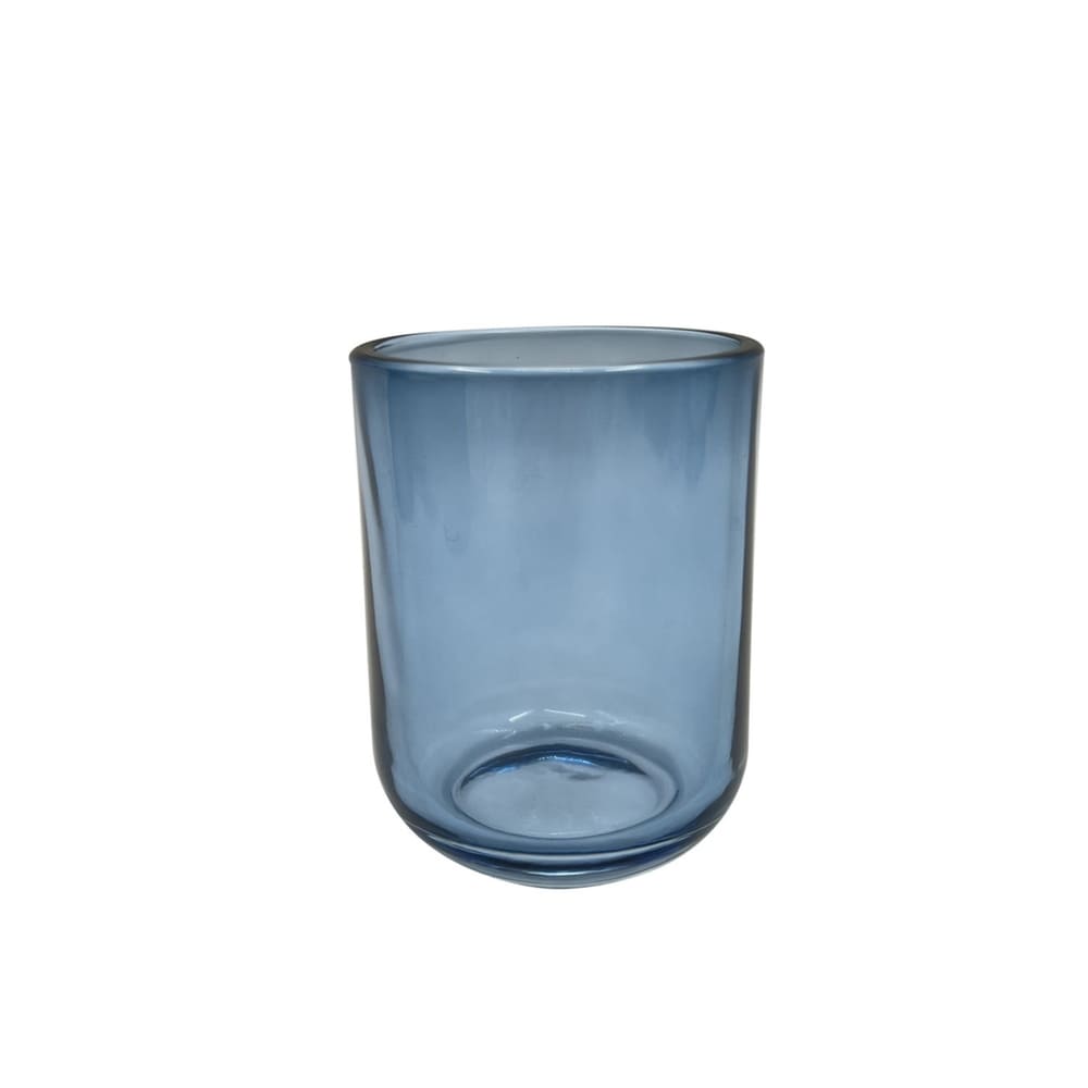 Vaso de vidrio para baño Moda™ Jasper color azul