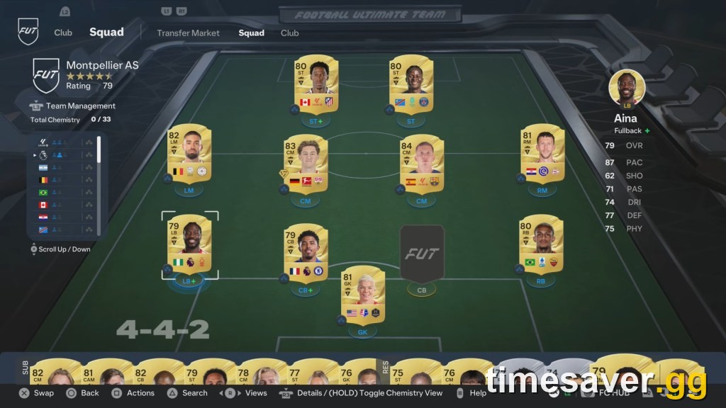 An EA SPORTS FC 27 Ultimate Team squad screen — the kind of launch-week starting XI most players are shopping for