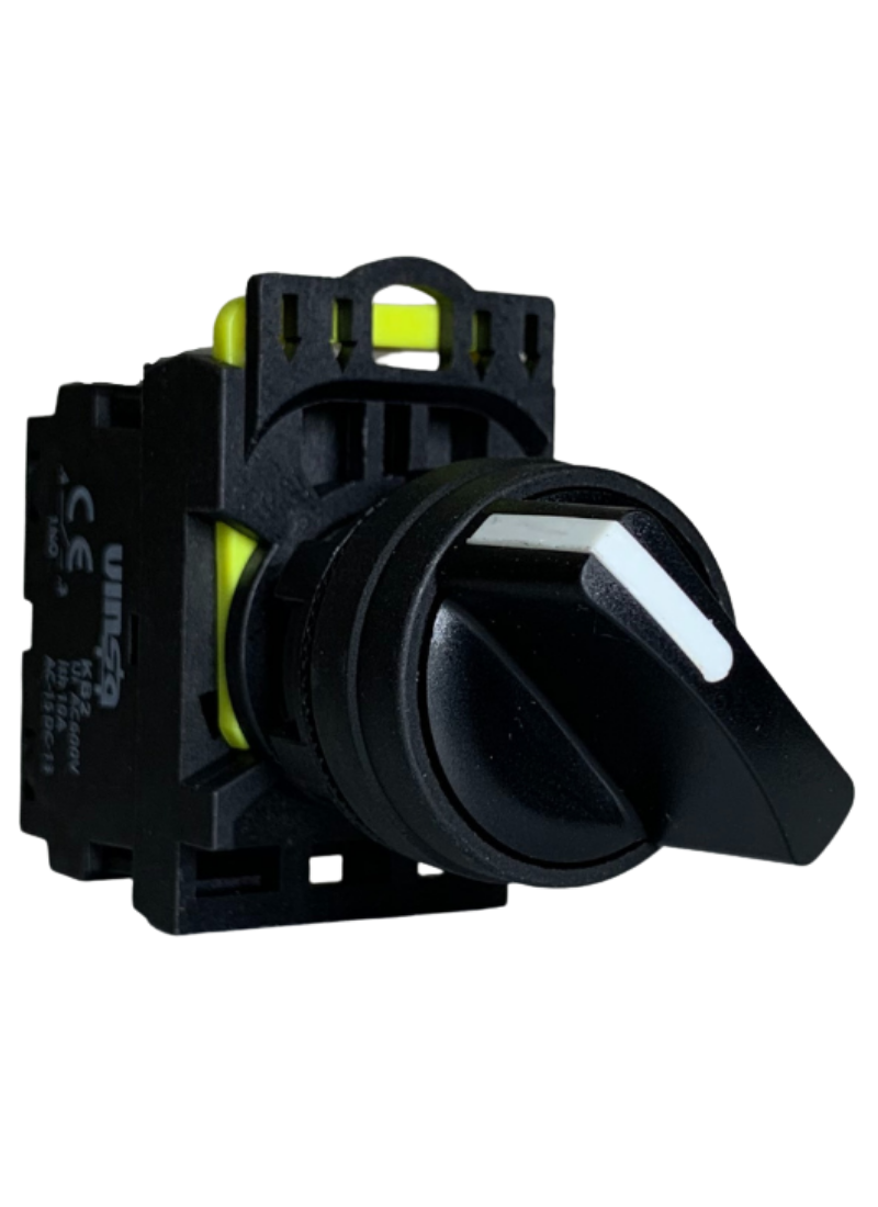 Selector Switches 2 Position Stay Put Black 1N/O