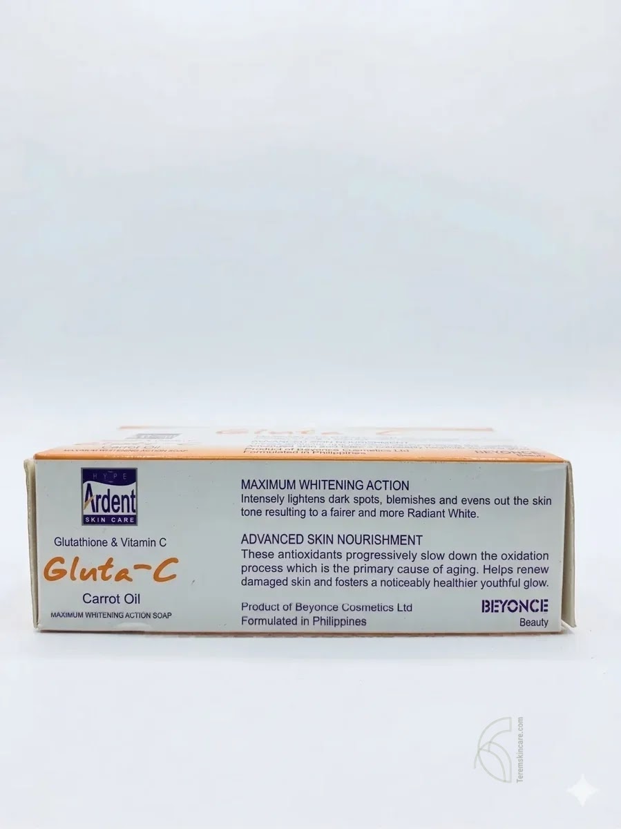 GLUTA C Intensive Whitening SOAP Glutathione & Vitamin C Carrot Oil