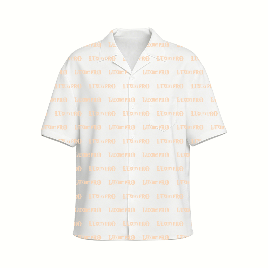 AOP MHN Brazilian Collar Shirt with Pocket Four Way Stretch
