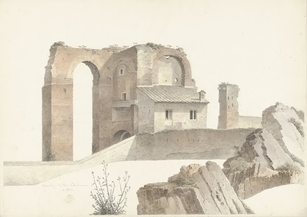 The Aqua Claudia in Rome c 1809   c 1812