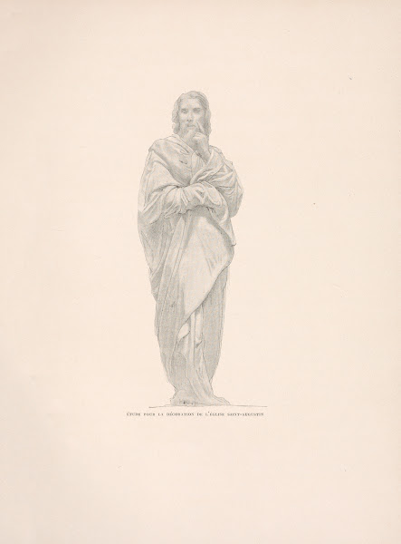 Ètude pour la dècoration de lèglise Saint Augustin 19th century