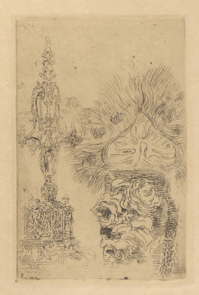 Kroonkandelaar en vaas 1888
