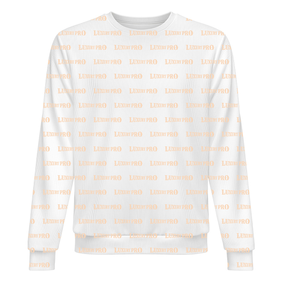 AOP Color blocked crew neck sweatshirt