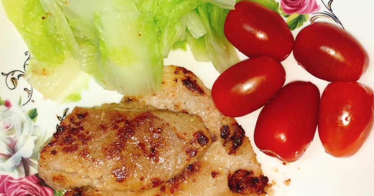 Sườn cốt lết áp chảo