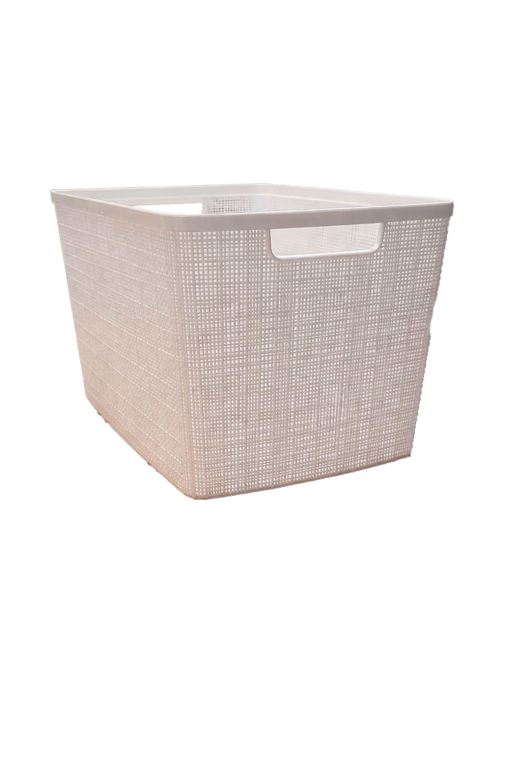 Cajon Yute 20l Blanco