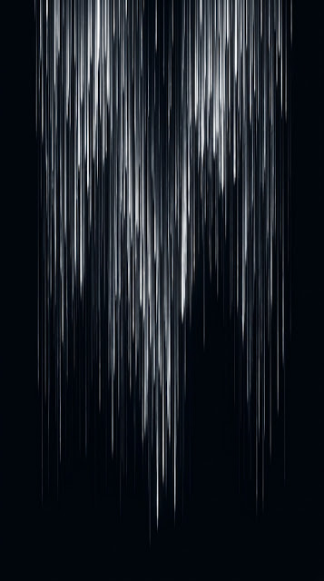 Minimalist Digital Rain Abstract with Gray Gradients - Free mobile Wallpaper