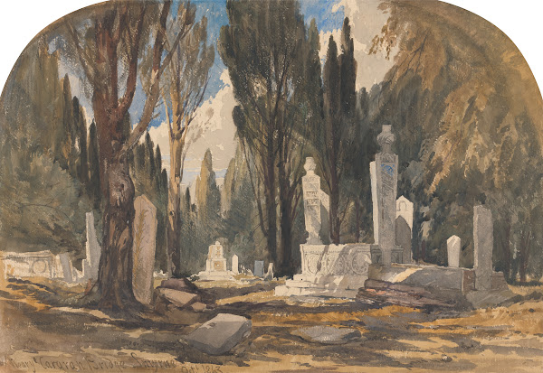Near the Caravan Bridge Smyrna 1843